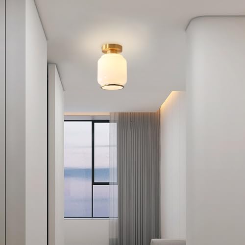 Plafonnier doré en verre XJBTBA pour illuminer votre salon et cuisine