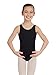 Capezio Big Girls' Tank Leotard, Black, M (8-10)