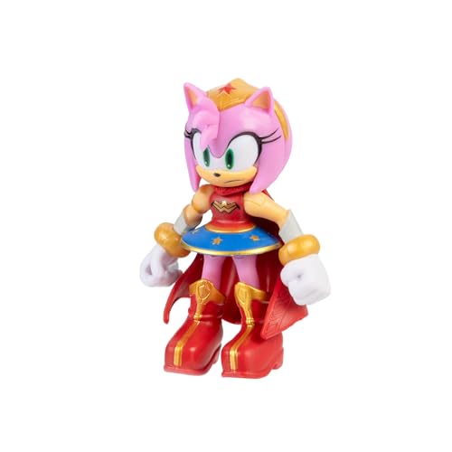 DC x Sonic Amy as Wonder Woman 2.5" / 6.35cm Action Figure, Officially Licensed by Jakks Pacific - Image 3