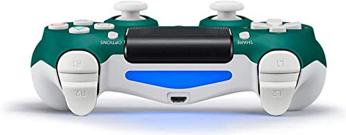 Game Controller for PS4 Wireless Gamepad for PS4/PS4 Pro/PC and Laptop with Vibration and Audio Function, Mini LED Indicator, High-Sensitive Controller with Anti-Slip(Alpine Green)
