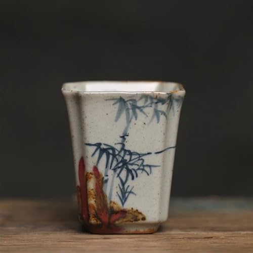 Juego De Té Para Adultos Tazas Vintage Té Rojo Esmaltado Para La Ceremonia Del Agua Pintadas A Mano Antigüedad China Hermoso Juego Juegos De Té Portátiles