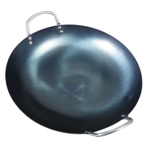 Wok de hierro LIFKOME con asas aislantes miniatura 1