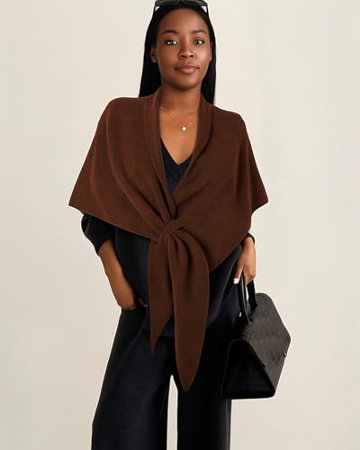 Pashmina Shawl Wraps for Women, Gettoreach Elegant Shawls and Wraps, Fleece Scarf Shawl Soft & Comfortable3