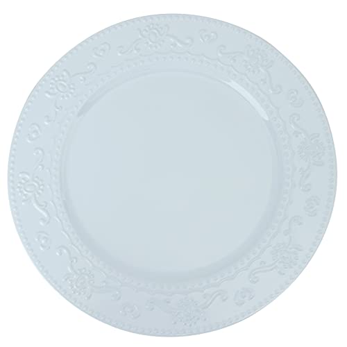 Brightalk 13-Inch Charger Plates, 6Pcs Dinner Plate Chargers Round Server Ware for Wedding, Party, Blue Brightalk 13-Inch Charger Plates, 6Pcs Dinner Plate Chargers Round Server Ware for Wedding, Party, Blue