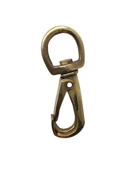 FTE Brass Hooks, Heavy Duty Multipurpose- Best for Spring Pet Buckle, Key Chain for Linking Dog Leash Collar – Pack of 1 (B0B2PNFN1F) Amazon Price History, Amazon Price Tracker
