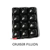 AIRHAWK R-REVB Cruiser R Large & Cruiser Pillion Motorcycle Seat Cushion for Comfortable Travel