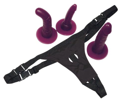 Gode ceinture Bad Kitty à trois godes pour surmonter le manque de variété