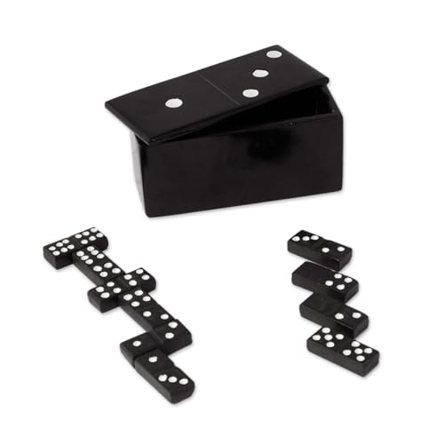Juego de dominó artesanal de mármol con caja miniatura 2