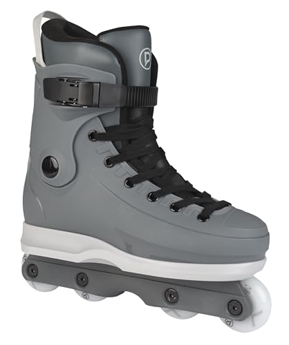 Playlife Aggressive Inline Skate Rave Park - Patines en línea para calle, skate park y halfpipe, patines en línea, talla 37-46, con ruedas Kizer Fluid V Frame Basic, configuración plana (45-46)