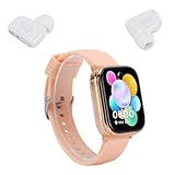 YUEHISY Smart Watch con Auricolari, Orologio Fitness Tracker con Auricolari Wireless 2 in 1, Touch Screen HD da 1,85 Pollici, Contapassi Sportivo, impermeabilità IP67 (PINK)