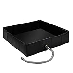 Foldable Shower Tray,Base Foldable Shower Stall | Waterproof Solution with Drain Hole for Camping and