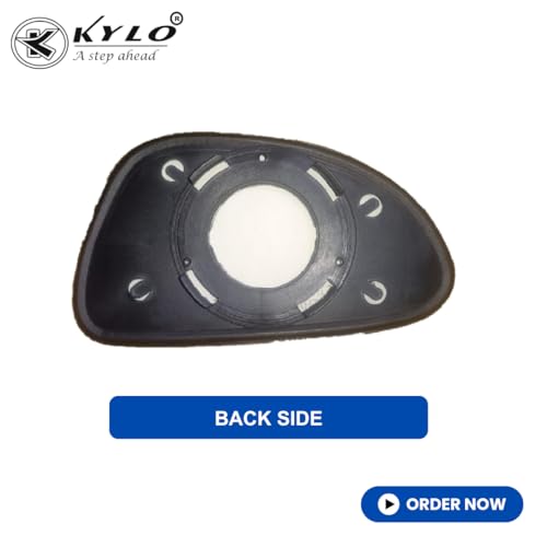 Image of KyloXtreme Alto 800 (2012-2019) Passenger Side (Left Side) Car Side Mirror Glass /Tukdi /Sub Mirror Plate