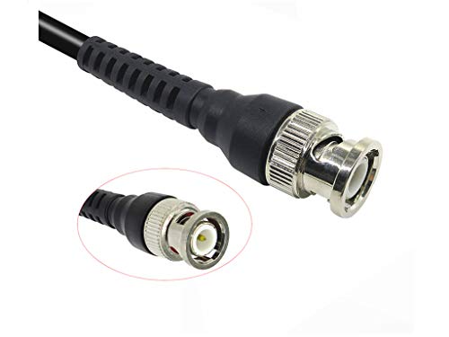 Image of Coaxial Cable BNC Male to Dual Banana Plug Test Lead for Oscilloscope 1.2M /47.2in