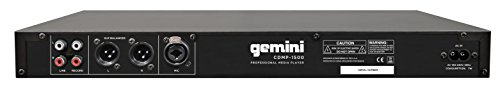 Gemini Sound Cdmp-1500 19 Inch Professional/Home Anti Shock Audio Rackmount Single Disc Drive Mountable Cd Mp3 Usb Media Music Player System Input With Remote #TOP1