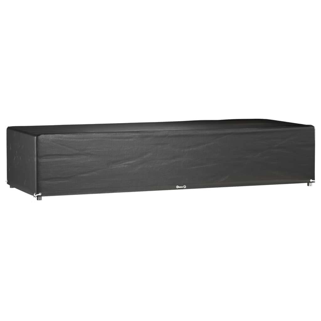 vidaXL Pokrowce na leżaki, 2 szt., 12 oczek, 205x75x40 cm, PE