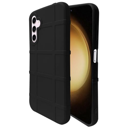 Image of Amazon Basics Shockproof Back Case Cover for Samsung Galaxy S23 Pro 5G | 360 Degree Protection | Slim Protective Case | Anti-Scratch Tough TPU Case for Samsung Galaxy S23 Pro 5G (Black)