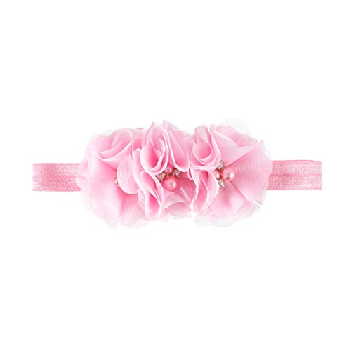 Baby Girls Flower Headbands Set Newborn Infant Toddlers Chiffon Hairbands Child Hair Accessories2