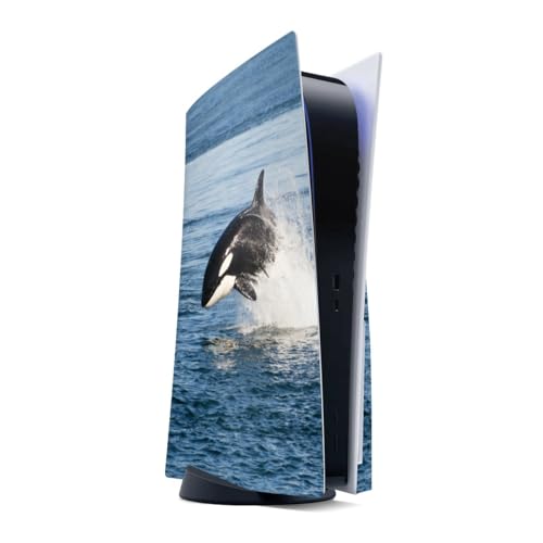 DeinDesign Autocollant Compatible avec Sony Playstation 5 Disc Edition Sticker Film Autocollant Orque Baleine Mer