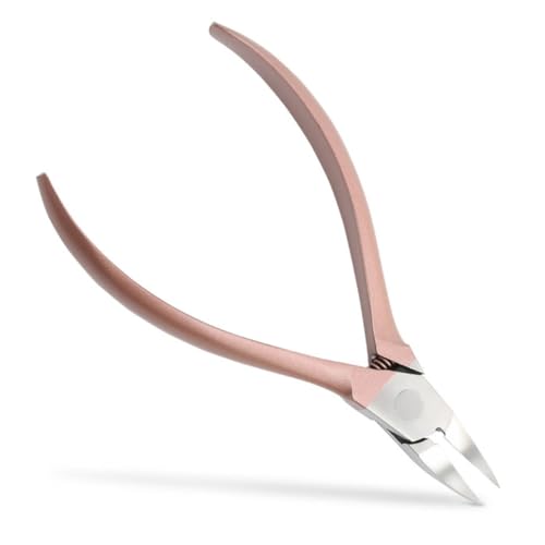 FOMIYES Unique Handle Design Cuticle Nipper Left/right Hand Use Manicure Nipper Scissors for Quick Nail Trimming
