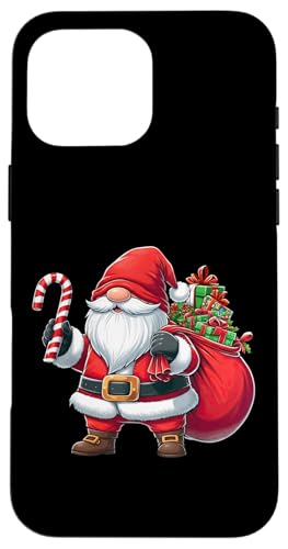 Funny Gnome NX}XT^ߑ NX}X j̎q ̎q LbY X}zP[X iPhone 16 Pro Max p