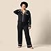 Amazon Essentials Conjunto de Pija con Camisa de Manga Larga y Pantalón Largo en Modal y Algodón Mujer Imagen de Amazon Essentials Conjunto de Pija con Camisa de Manga Larga y Pantalón Largo en Modal y Algodón Mujer