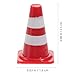 Toddmomy Kids Mini Traffic Cones Set 30Pcs Simulation Roadblock and Traffic Sign Toys for Early Road Safety Education and Role Play