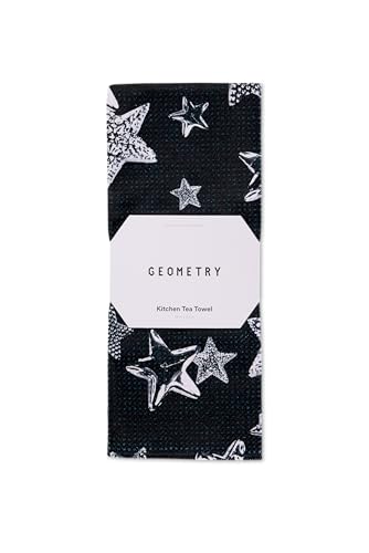 GEOMETRY Christmas Kitchen Towels - Quick Dry Microfiber Cloth Dish Towels for Kitchen Drying - Premium Quick Dry Towel - Sparkling Night