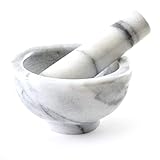Norpro 693 White Marble Mortar and Pestle, 1 EA