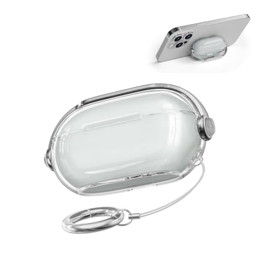 For Beats Solo Buds �p �P�[�X ���C�����X �C���[�z���N���A�P�[�X �J���r�i�t�� ���킢�� �p TPU �ی�P�[�X ���b�N�t�� LED�� �ϏՌ� ���C�����X�[�d�Ή� �J���r�i�t�� �X�^���h�@�\�t�������^�ѕ֗� �j�� �����p (�N���A)