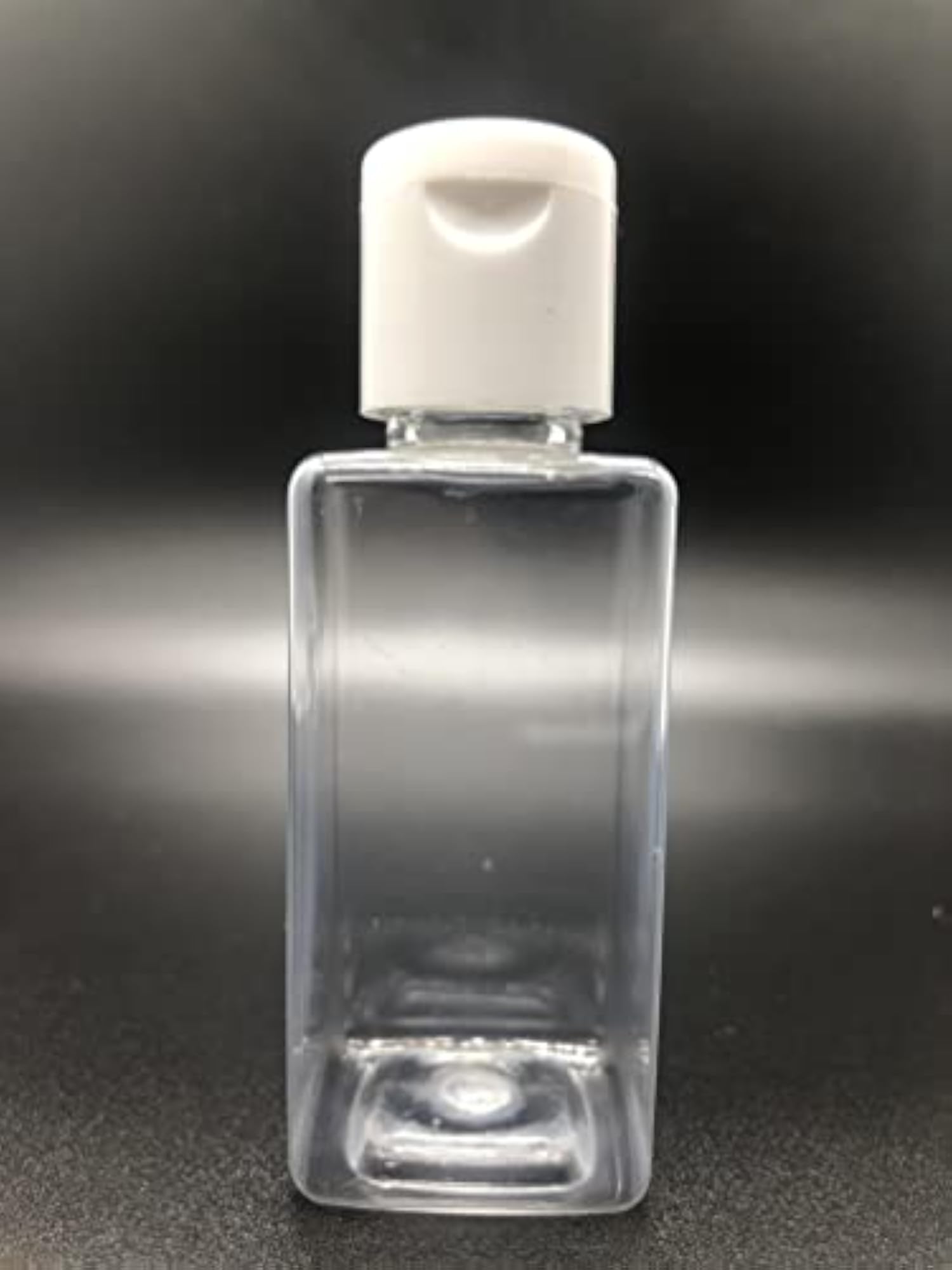 Square Shaped Empty Plastic Bottles for Travel, Set of 50