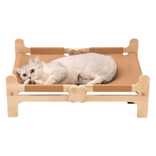 Lit d'extérieur pour animaux de compagnie – Meubles d'intérieur pour chat portable | Médaille en maille respirante, balcon, chaise longue, meubles pour...
