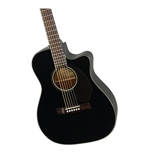 Fender CC-60SCE WN BK Guitare folk - Les Beatles, Paul McCartney, John Lennon, RIngo Starr, George Harrison Fender CC-60SCE WN BK Guitare folk – Image 5