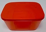  Tupperware Kühlschrank-System 700ml Dose rechteckig mit Deckel hummer Sonderfarbe orange