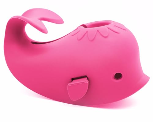Image of Baby Bathtub Faucet Cover, Baby Safety Protection Silicone Toys, Bath Spout Cover Baby Bathtub, Faucet Cover Baby Bathtub Silicone Whale for Kids, Toddler, Infant, Gifts for Children