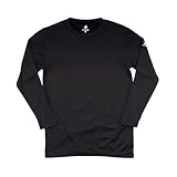 [ルコックスポルティフ] メンズ インナー 裏起毛 丸首 長袖 ポリエステル混 581 Lサイズ ブラック