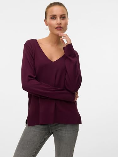 VERO MODA Vmsilje Ls V-Neck Pullover Ga Noos – Ansicht 2