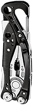 Leatherman Skeletool CX - Camping and Survival DIY Multi-Tool Made in The USA with 7 Essential Built-in Tools Including Pliers, Wire Cutter, and a Knife, in Stainless Steel
