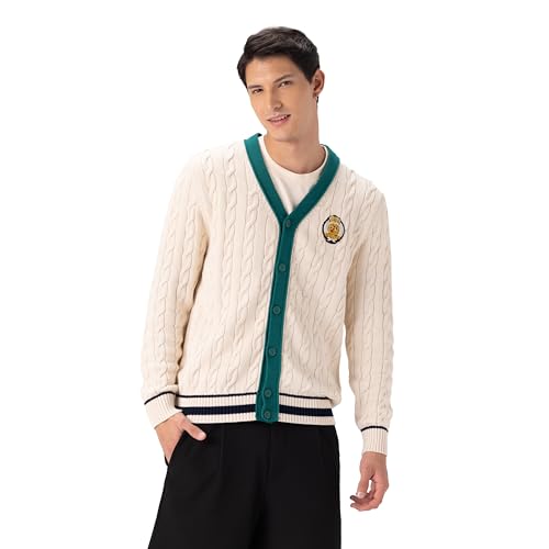 Members Only Men's Cable Cardigan