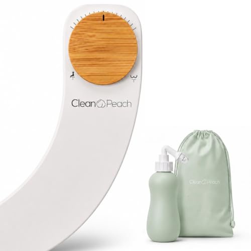 Clean Peach bidet toilette wc - Marque Française - toilette japonaise - garantie 2 ans - wc japonais facile à installer - douchette wc (Droit)