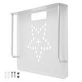 CONGARTENO Soporte Metálico para Caja Stb de Aleación de Aluminio Blanco Soporte para Router y Decodificador Estante Compacto para Sala de Estar Ahorro de Espacio para Hogar