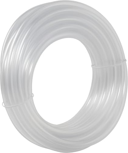 Image of Eastman 0.17 Inch ID (1 /4 Inch OD) PVC Clear Vinyl Tubing, 20 Foot Length, 98560 (Pack of 10)