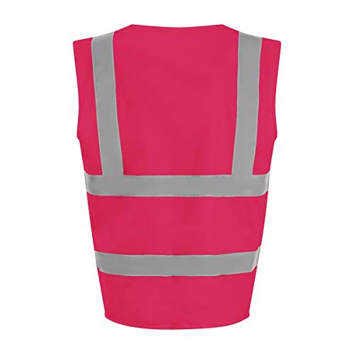 PRO RTX - Gilet haute visibilité - Adulte (L) (Rose)
