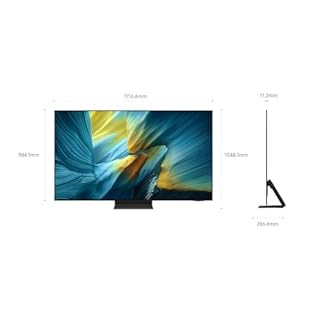 Samsung OLED 4K Vision AI Smart TV 77'' QE77S95FAEXZT, NQ4 AI Gen4 Processor, AI Upscaling, Glare Free, Dolby Atmos & OTS+, Infinity One Design, PACCHETTO INTRATTENIMENTO, 2025