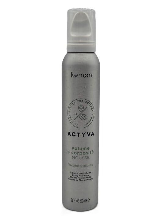 Kemon actyva volume e corposità espuma fijación fuerte 200ml