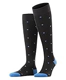 FALKE Herren Socken Dot, Baumwolle, 1 Paar, Schwarz (Black-Mix 3010), 43-46