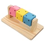 Naturel et sûr : fabriqué en bois naturel, ce est sans danger pour votre hamster et contribue à son bien-être. accessoires pour cage pour hamster et rat