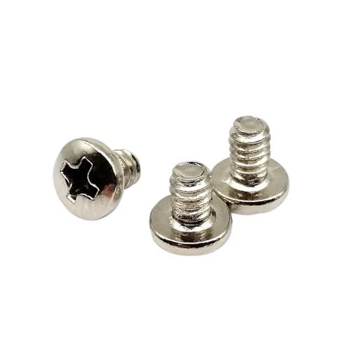 100個 6#-32x5/6/8mm PCケース フィリップス フラット ラウンドヘッド ハードドライブ ディスク HDD 電源 PSU 取り付けネジ ボルト 修理 コンピューター F QAICHFKS(Silver,6-32x8mm)