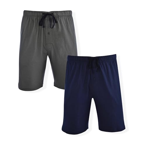 Short pyjama homme Hanes 01005 lot de 2 contre la chaleur nocturne pour mieux dormir