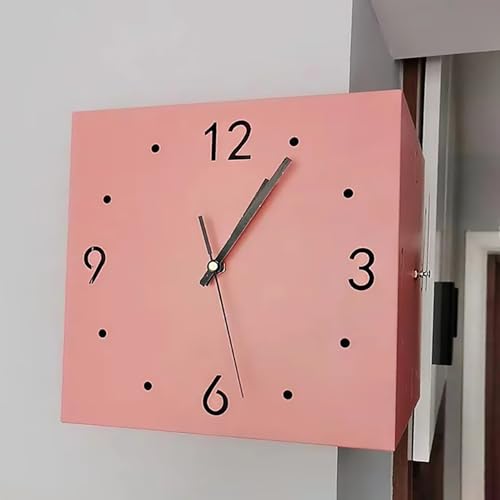 Horloge murale d'angle moderne pour sublimer la décoration de salon et sublimer vos soirées