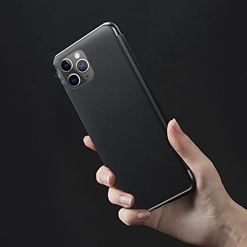 Étui pour iPhone 13 Pro facile à répondre aux appels bleu - 4
